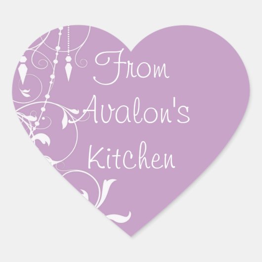 Shabby Chic Roze Bakken Stickers (Voorkant)