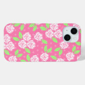 Shabby Chic Roze Bloem Case-Mate iPhone Case (Achterkant (horizontaal))