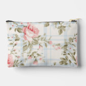 Shabby chic roze bloemenpatroon etui (Achterkant)