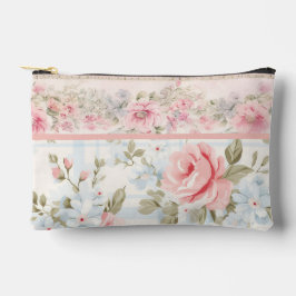 Shabby chic roze bloemenpatroon etui