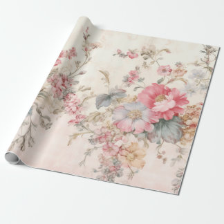  shabby chic roze cadeaupapier