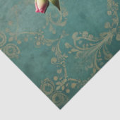  shabby chic roze cake blush rozen tissuepapier (Detail)