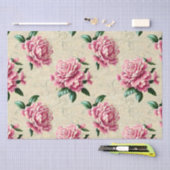 Shabby Chic Roze Gardenia's Tissuepapier (Craft)