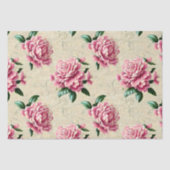 Shabby Chic Roze Gardenia's Tissuepapier (Voorkant)