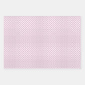 Shabby Chic roze Mint Green Stripes Patroon Inpakpapier Vel (Voorkant 2)