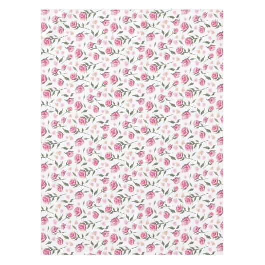 Shabby Chic roze Roses  tafelkledij Tafelkleed (Voorkant)