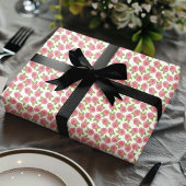 Shabby Chic Roze Rozen Cadeaupapier