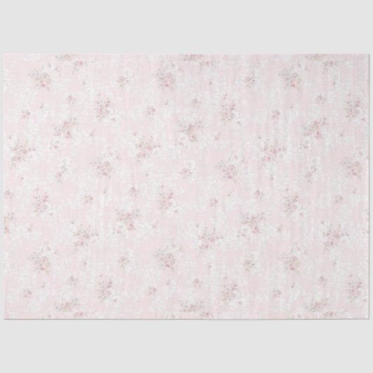 Shabby Chic Roze Serie Design 1 Tissuepapier (Voorkant)