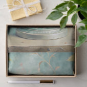 shabby chic roze taart met roze rozen tissuepapier (Geschenk)