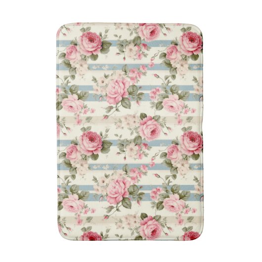Shabby Chic  Rozen Badmat (Voorkant Verticaal)