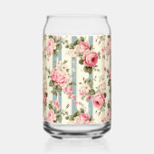 Shabby Chic  Rozen Blikvorm Glas (Achterkant)