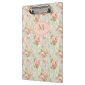Shabby Chic  Rozen Bloemenmonogram Klembord (Links)