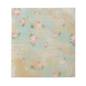  Shabby Chic Rozen Blue Notitieblok (Voorkant)