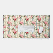 Shabby Chic  Rozen Bureaumat (Keyboard & Muis)