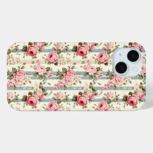 Shabby Chic  Rozen Case-Mate iPhone Case (Achterkant (horizontaal))