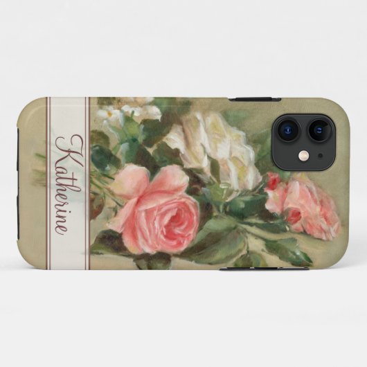 Shabby Chic-rozen Case-Mate iPhone Case (Achterkant (horizontaal))