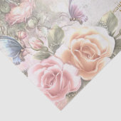 Shabby Chic Rozen Collage Pattern Tissuepapier (Detail)