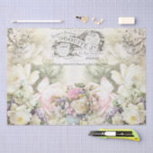 Shabby Chic Rozen Collage Pattern Tissuepapier (Craft)
