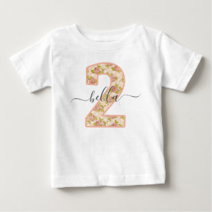 Shabby Chic Rozen & Custom Naam 2de Verjaardagsfee