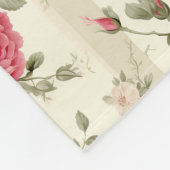 Shabby Chic Rozen Fleece Deken (Hoek)