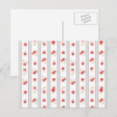 Shabby Chic Rozen Floral  Briefkaart (Voorkant / Achterkant)