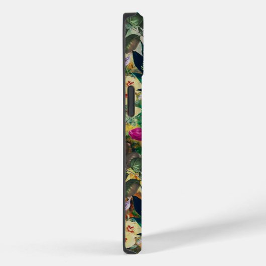  shabby chic rozen geel diamantpatroon Case-Mate iPhone case (Achterkant / Rechts)