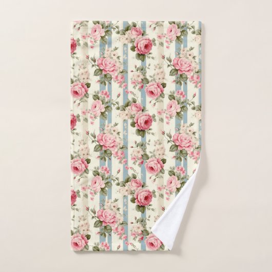 Shabby Chic Rozen Handdoek (Handdoek)