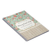 Shabby Chic Rozen, Lace & Burlap  Boutique Notitieboek (Rechterzijde)