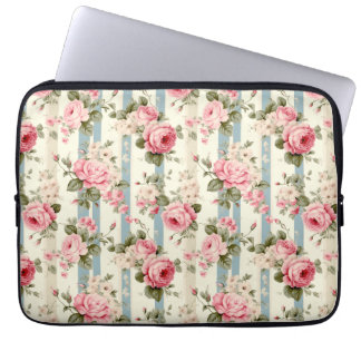 Shabby Chic  Rozen Laptop Sleeve