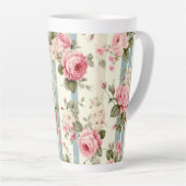 Shabby Chic  Rozen Latte Mok (Rechterhoek)