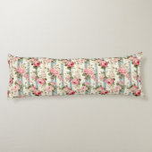 Shabby Chic Rozen Lichaamskussen (Achterkant)