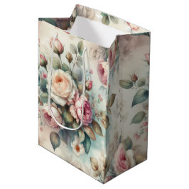 Shabby Chic-Rozen Medium Cadeauzakje
