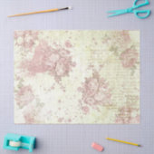 Shabby Chic Rozen Ontwerp 2 Tissuepapier (Craft)