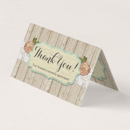 Shabby Chic-Rozen op Rustic Wood & Lace Hartelijk  Kaart