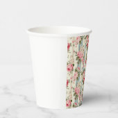 Shabby Chic  Rozen Papieren Bekers (Rechts)