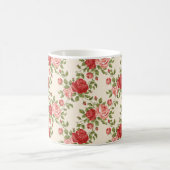  Shabby Chic Rozen Patroon Koffiemok (Center)