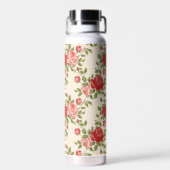  Shabby Chic Rozen Patroon Waterfles (Achterkant)