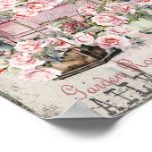Shabby Chic Rozen Pick Up Flower Market Poster (Hoek)