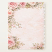 Shabby Chic Rozen Planner (Achterkant)