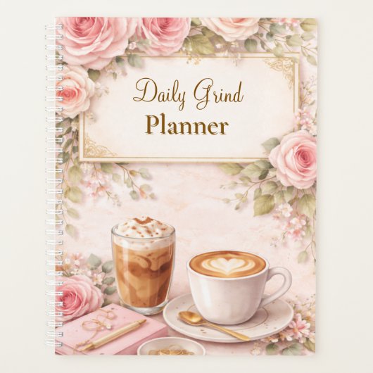 Shabby Chic Rozen Planner (Voorkant)