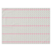 Shabby Chic  Rozen Polka Dots Boerderij Tafelkleed (Voorkant (Horizontaal))