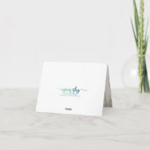 Shabby Chic Rozen Rustiek Hout Aangepaste Verjaard Kaart (Achterkant)