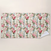 Shabby Chic  Rozen Strandlaken (Voorkant)