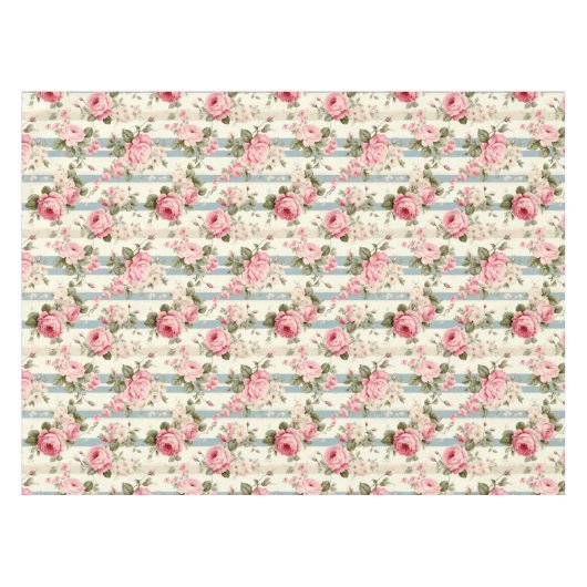 Shabby Chic  Rozen Tafelkleed (Voorkant (Horizontaal))