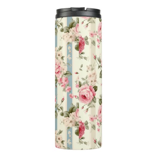 Shabby Chic  Rozen Thermosbeker (Achterkant)