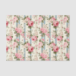 Shabby Chic  Rozen Tissuepapier