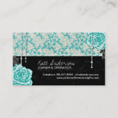 Shabby Chic  Rozen Visitekaartjes (Achterkant)