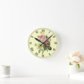 Shabby Chic Rozen Wall Clock Ronde Klok (Huis)