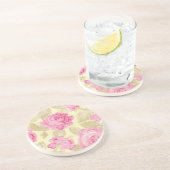 Shabby Chic Rozen Zandsteen Onderzetters (Zijkant)