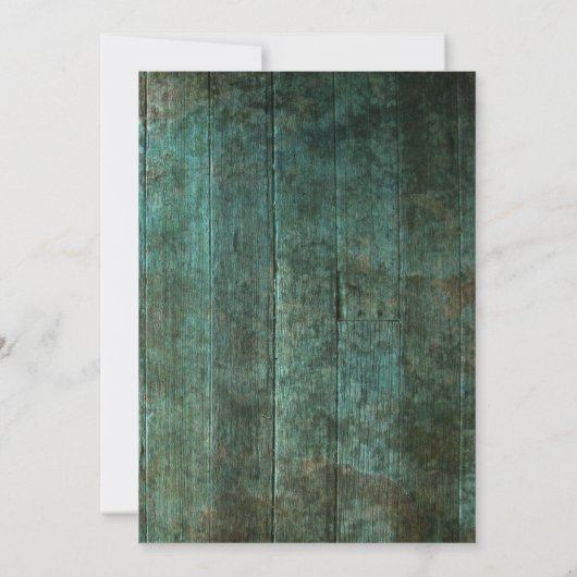 Shabby Chic Rustic Burlap Vrijgezellenfeest Invite Kaart (Achterkant)